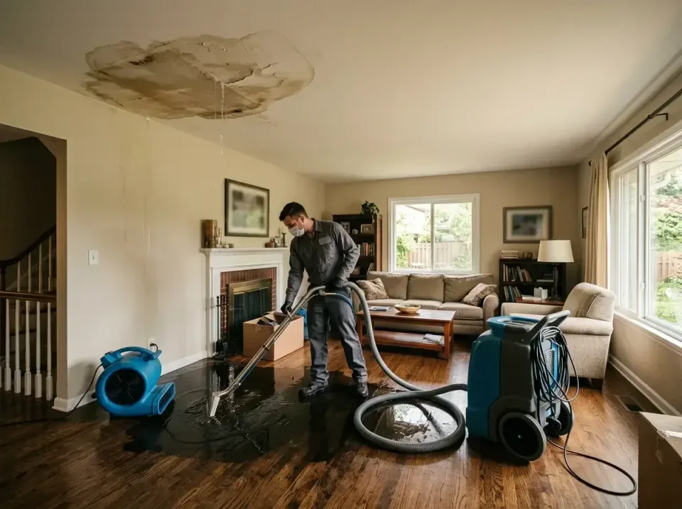 attic-pipe-burst-ceiling-drip-008 — frequently asked questions, Water Damage Restoration & Carpet Care in Sand Hill, PA